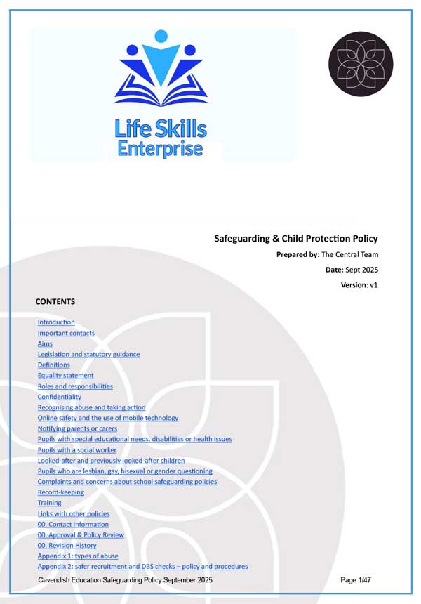 Image of Safeguarding Policy