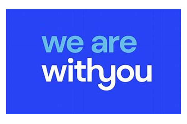 We are with you logo